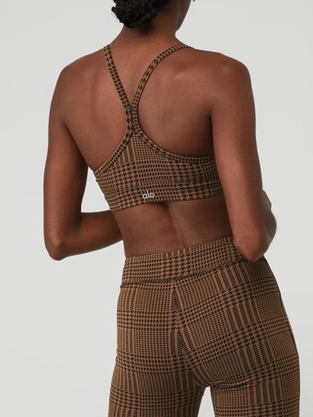 ALO Yoga plaid houndstooth